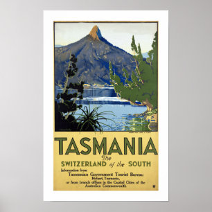 Poster La Tasmanie