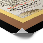 Poster La tauromachie ~ Deux grandes courses de taureaux  (Coin)