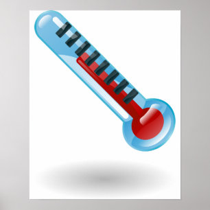 Poster La température de thermomètre