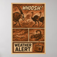 La tempête du désert Chaos – Alerte météo de la fa