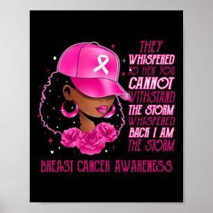 Poster La tempête Les femmes noires Le cancer du sein Sur
