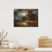 Poster La tempête qui approche - Art Troyon constant (Cuisine)