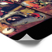 Poster La tentation de Saint Antoine, Bosch (Coin)