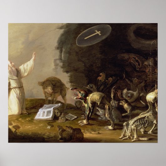 Poster La tentation de St. Anthony (panneau) (Devant)
