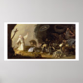 Poster La tentation de St. Anthony (panneau) (Devant)