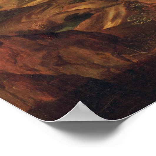 Poster La tentation de St. Anthony, vers 1530 (Coin)