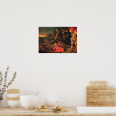 Poster La tentation de St. Anthony, vers 1530 (Cuisine)