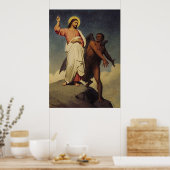 Poster La tentation du Christ par Ary Scheffer (1854) (Cuisine)