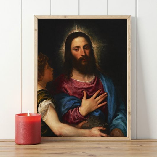 Poster La tentation du Christ, Titien, Religieux