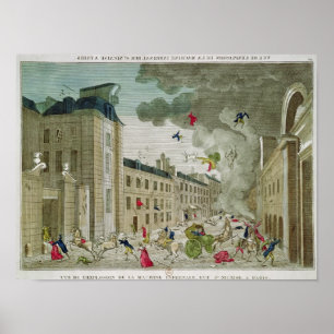 Poster La tentative d'assassinat de Napoléon Bonaparte