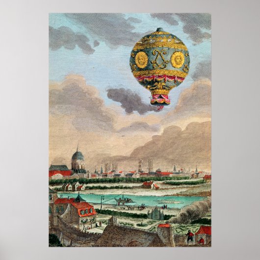 Poster La Terrasse de Monsieur Franklin à Passy (Devant)