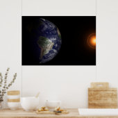 Poster La Terre À Son Équinoxe. (Cuisine)