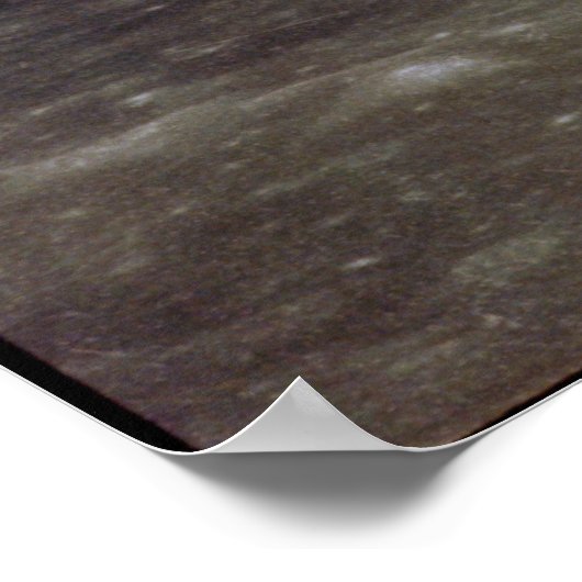 Poster La Terre dans l'espace de la Lune (Coin)