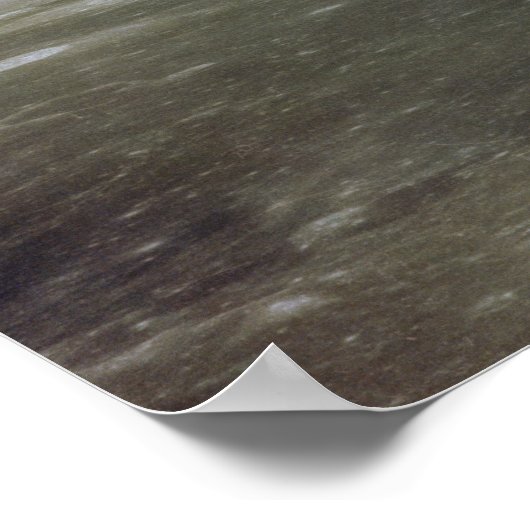 Poster La Terre dans l'espace de la Lune (Coin)