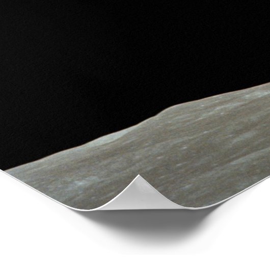 Poster la terre de l'univers lune (Coin)