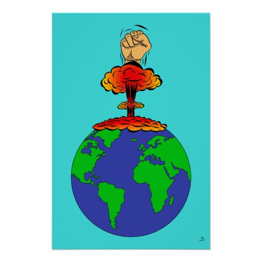 Poster La Terre est en danger (Devant)