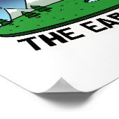 Poster La Terre est plate (Coin)