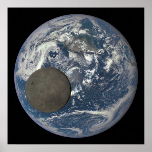 Poster La Terre et la Lune sont loin de l'espace (Devant)