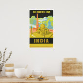 Poster La Terre Merveilleuse : Inde (Cuisine)