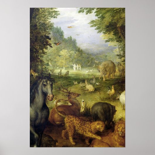 Poster La Terre, ou le Paradis terrestre, détail (Devant)