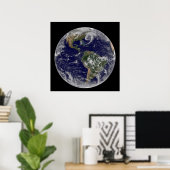 Poster La Terre Pleine Montre Des Systèmes À Faible Press (Bureau à domicile)