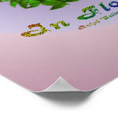 Poster La Terre Rire Dans Les Fleurs Citation Inspiration (Coin)