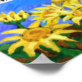 Poster La terre rit dans l'affiche Fleurs (Coin)