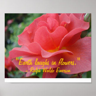 Poster La Terre rit en fleurs