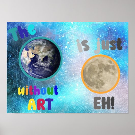 Poster La Terre sans Art, (Devant)