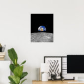 Poster La Terre se lève sur la Lune (Bureau à domicile)