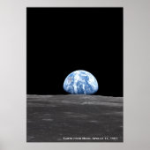 Poster La Terre se lève sur la Lune, Apollo 11, 1969 (Devant)