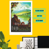 Poster La Terre - Tourisme spatial