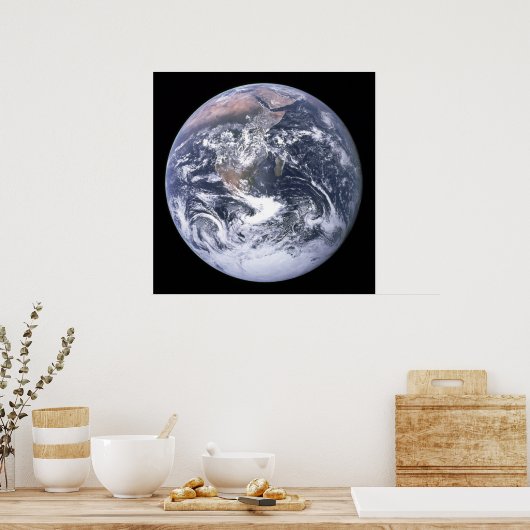 Poster La Terre vue depuis Apollo 17 (Cuisine)
