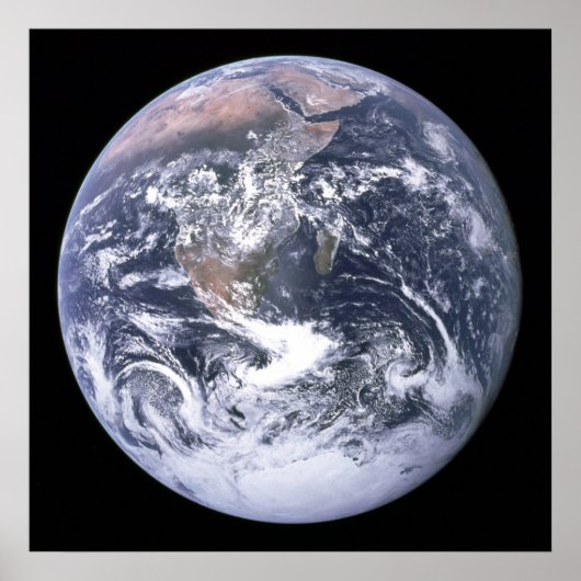 Poster La Terre vue depuis Apollo 17 (Devant)