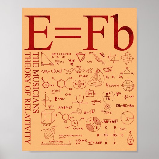 Poster La Théorie De La Relativité Des Musiciens (Devant)