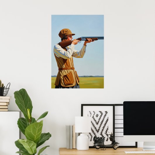 POSTER LA TIREUSE D'ÉLITE (Bureau à domicile)