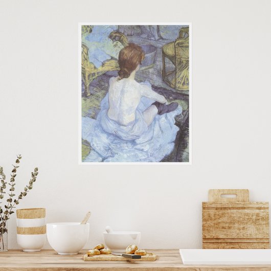 Poster La Toilette, 1889 Henri De Toulouse-Lautrec (Cuisine)