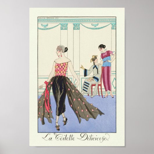 Poster La Toilette Délicieuse (1922) de Barbier (Devant)