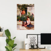 Poster La Toilette par John William Waterhouse (Bureau à domicile)