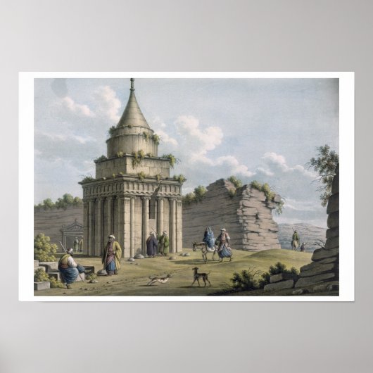 Poster La Tombe d'Absalom, Jérusalem, pub. par William Wa (Devant)