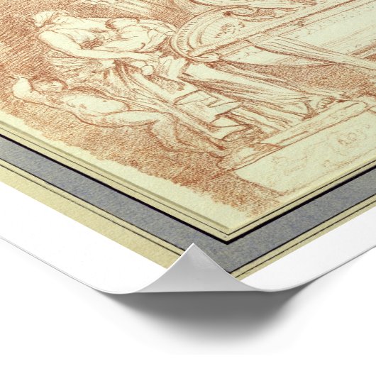 Poster La Tombe du Pape Urbain VIII (1568-1644) par Gianl (Coin)