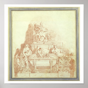 Poster La Tombe du Pape Urbain VIII (1568-1644) par Gianl