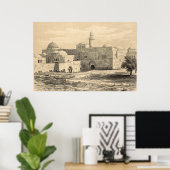 Poster La tombe du roi David à Jérusalem (Bureau à domicile)