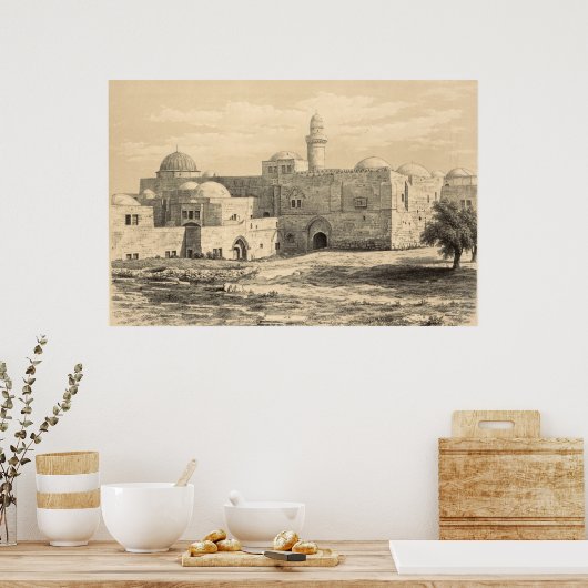 Poster La tombe du roi David à Jérusalem (Cuisine)