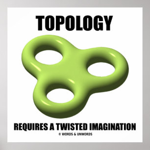 Poster La Topologie Nécessite Un Toroïde D'Imagination To