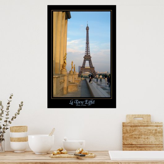Poster La Torre Eiffel (Cuisine)
