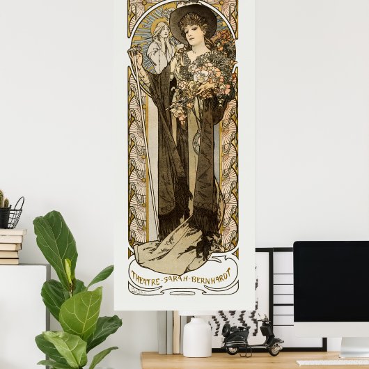 Poster La Tosca Alphonse Mucha Large (Bureau à domicile)