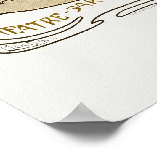 Poster La Tosca Alphonse Mucha Small (Coin)