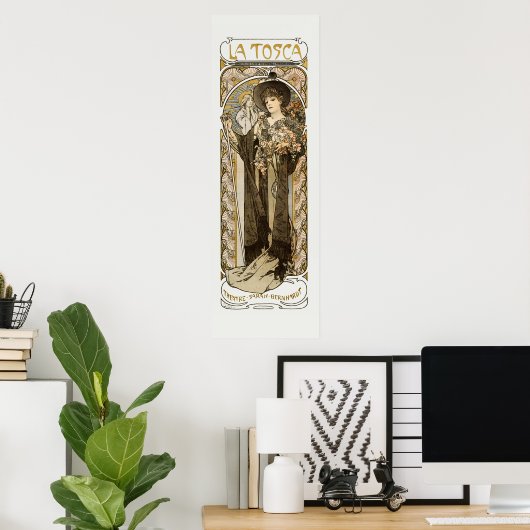 Poster La Tosca Alphonse Mucha Small (Bureau à domicile)