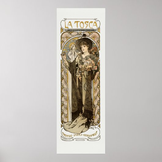 Poster La Tosca Alphonse Mucha Small (Devant)
